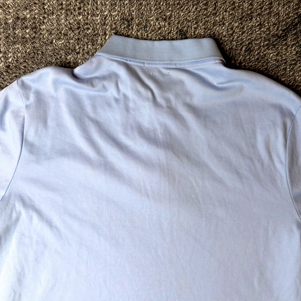 Polo Ralph Lauren Mens Classic Fit Short Sleeve Polo Shirt Light Blue Large - Picture 7 of 10